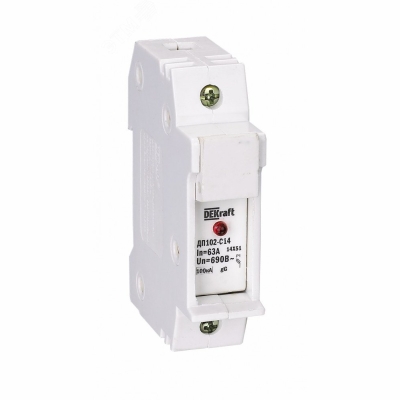 Держатель предохранительного типа C10 ДП102-С10-1Р 21383DEK