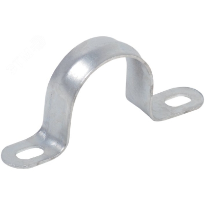 Скоба крепежная двухлапковая d21-22мм метал. CMAT11-21-100