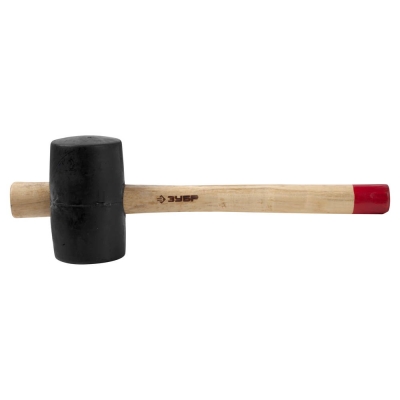 ЗУБР 340 г, чёрная, резиновая киянка (2050-55)
